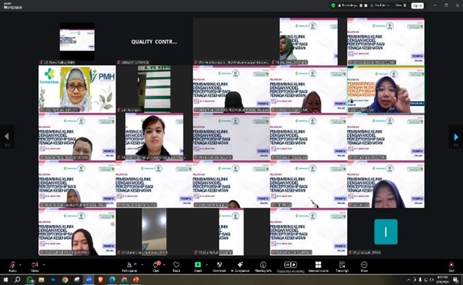 Pelatihan Preceptorship & Mentorship bagi Pembimbing Klinik di Fasilitas Pelayanan Kesehatan (Online)