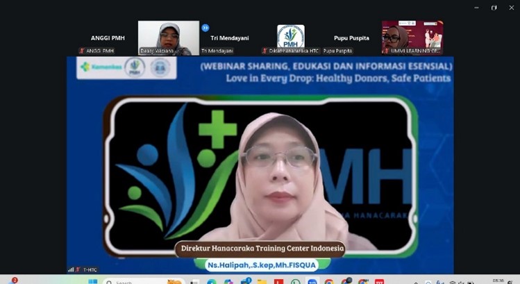 Webinar Sharing, Edukasi dan Informasi Esensial “Love in Every Drop: Healthy Donors, Safe Patients”