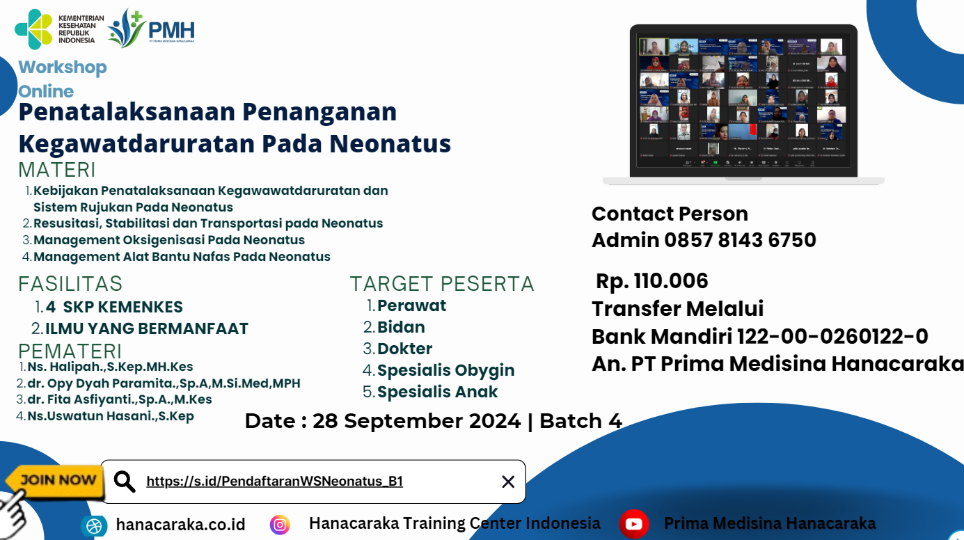 Workshop Seminar Penatalaksanaan Penanganan Kegawatdaruratan Pada Neonatus